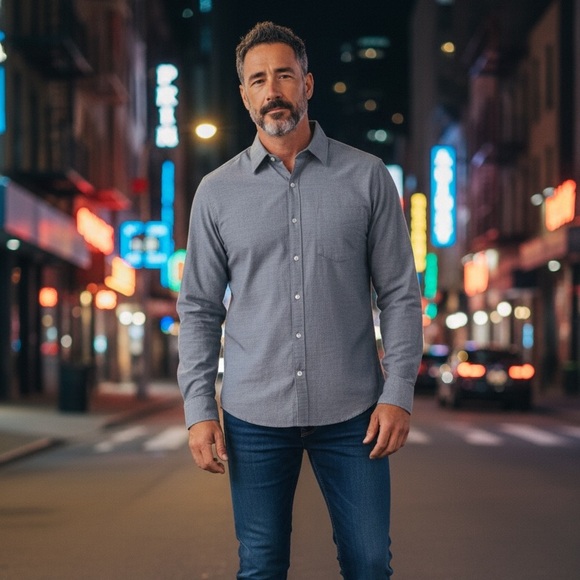 Dkny Other - DKNY Gray Casual Button Down Shirt